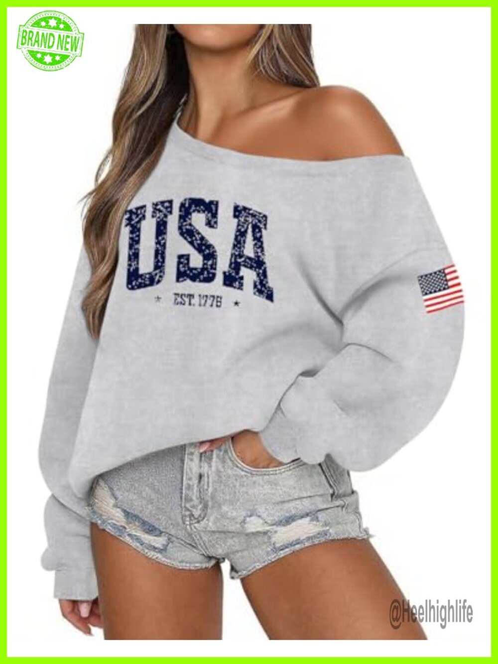 Off The Shoulder Oversized Fleece Sweatshirt Drop Shoulder Pullover